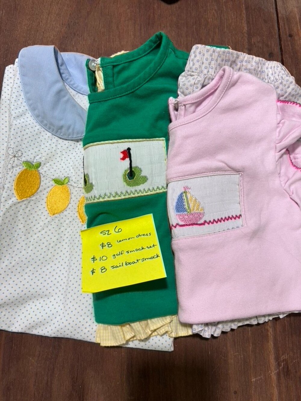 SAILBOAT smocked play set ONLY - Picture 2 of 4